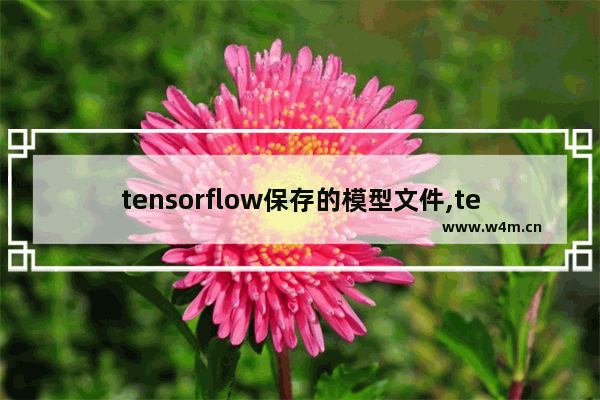 tensorflow保存的模型文件,tensorflow模型部署为dll