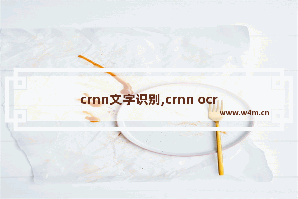 crnn文字识别,crnn ocr