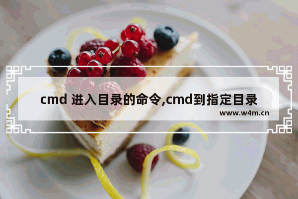 cmd 进入目录的命令,cmd到指定目录下