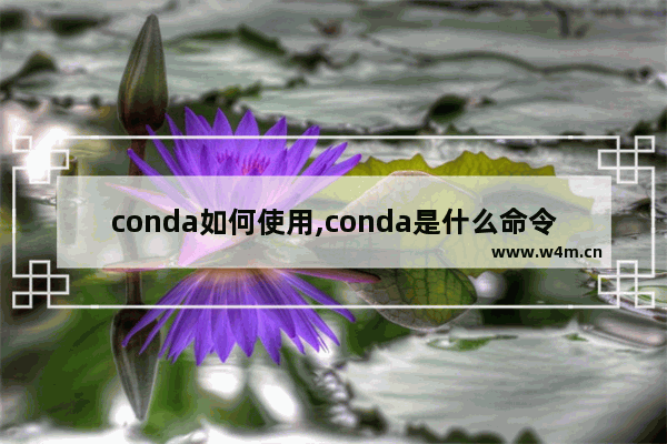 conda如何使用,conda是什么命令