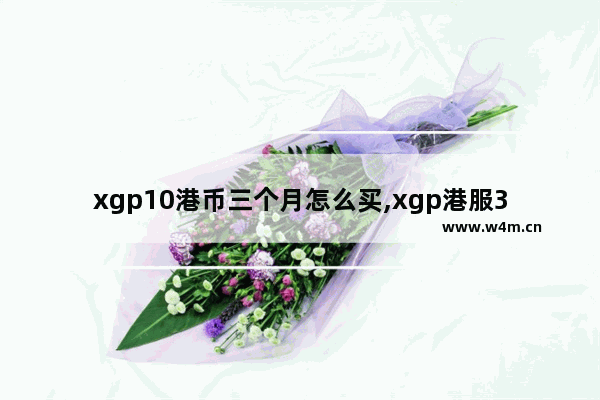 xgp10港币三个月怎么买,xgp港服3个月10港币怎么买