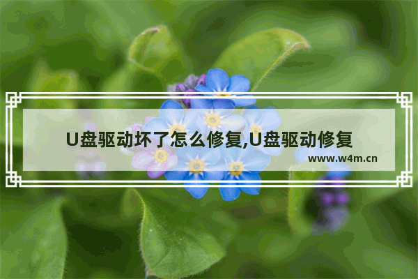 U盘驱动坏了怎么修复,U盘驱动修复