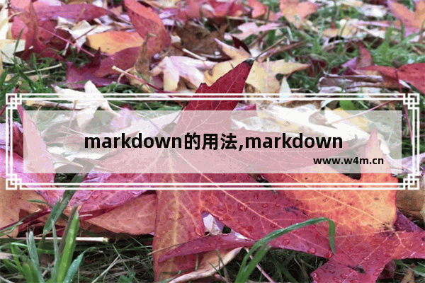 markdown的用法,markdown文件是什么意思