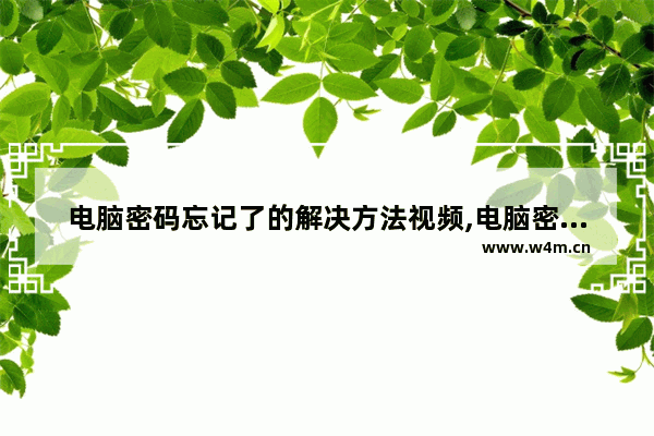 电脑密码忘记了的解决方法视频,电脑密码忘记了的解决方法是