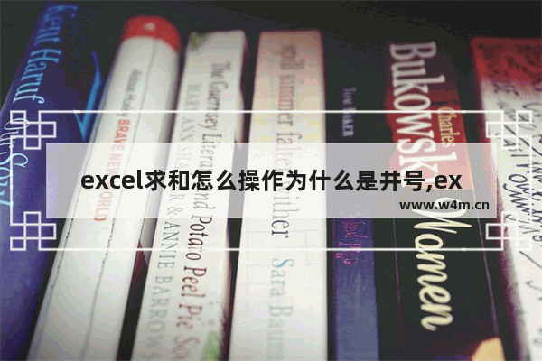 excel求和怎么操作为什么是井号,excel求和怎么操作为什么是公式