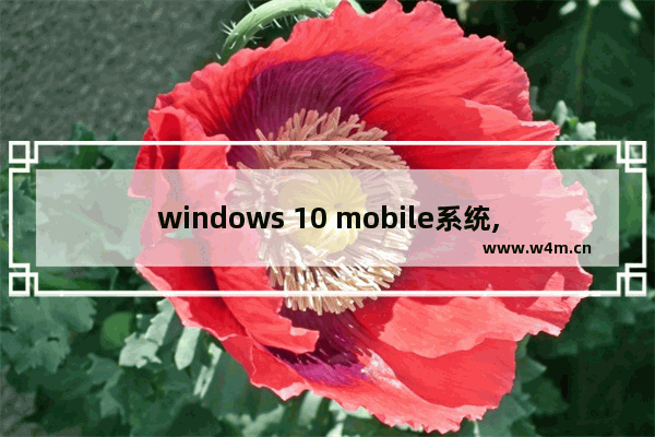 windows 10 mobile系统,Win10 Mobile