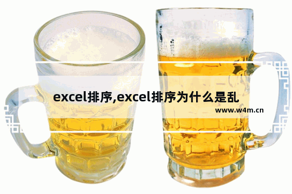 excel排序,excel排序为什么是乱的