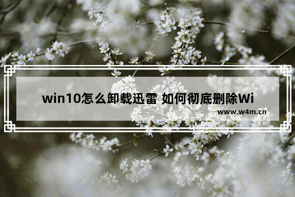 win10怎么卸载迅雷 如何彻底删除Win10中的迅雷