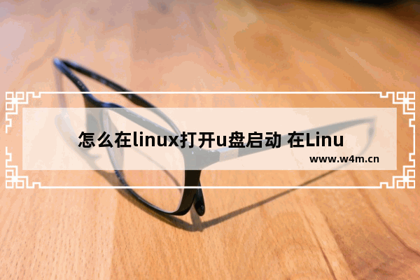 怎么在linux打开u盘启动 在Linux中如何使用U盘启动