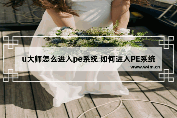 u大师怎么进入pe系统 如何进入PE系统？U大师教你！