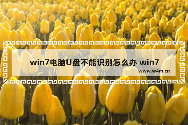 win7电脑U盘不能识别怎么办 win7电脑无法识别U盘的解决方法