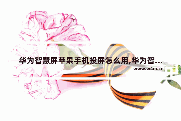 华为智慧屏苹果手机投屏怎么用,华为智慧屏苹果手机能投屏么