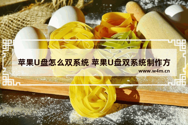 苹果U盘怎么双系统 苹果U盘双系统制作方法