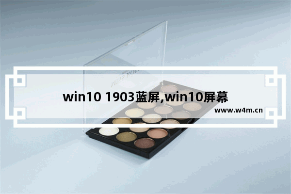 win10 1903蓝屏,win10屏幕黑屏就剩鼠标一直刷新