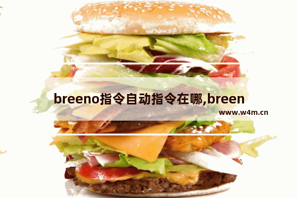 breeno指令自动指令在哪,breeno快捷指令在哪里