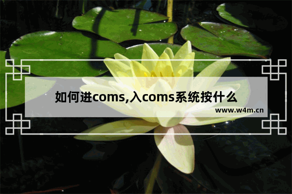 如何进coms,入coms系统按什么