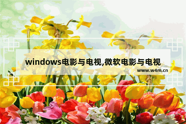 windows电影与电视,微软电影与电视