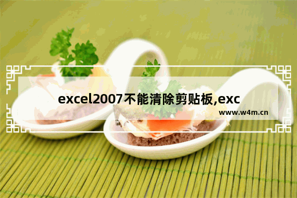 excel2007不能清除剪贴板,excel不能打开剪贴板 win10