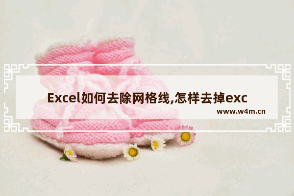 Excel如何去除网格线,怎样去掉excel中的网格线