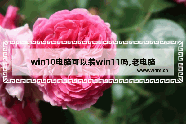 win10电脑可以装win11吗,老电脑怎么能安装win11系统