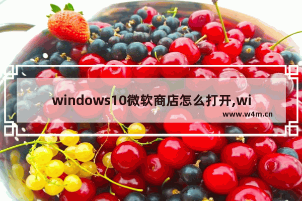 windows10微软商店怎么打开,windows11微软商店打不开