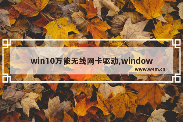 win10万能无线网卡驱动,window10万能网卡驱动_1