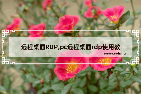 远程桌面RDP,pc远程桌面rdp使用教程