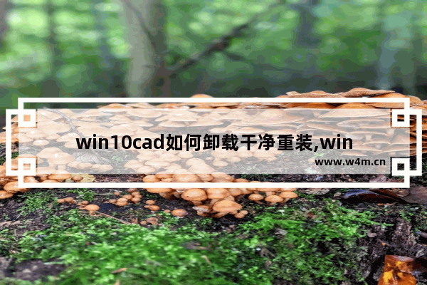 win10cad如何卸载干净重装,win10cad2014如何卸载干净