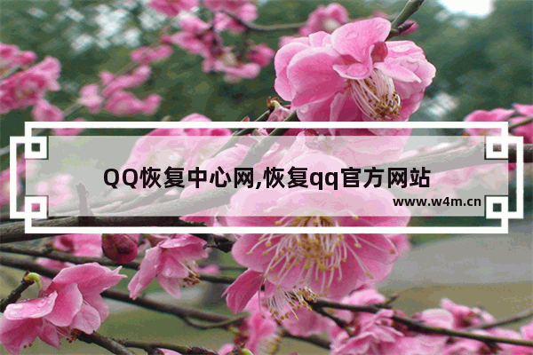 QQ恢复中心网,恢复qq官方网站