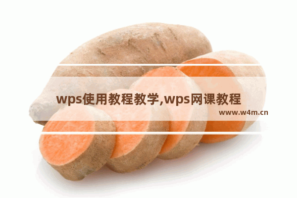 wps使用教程教学,wps网课教程