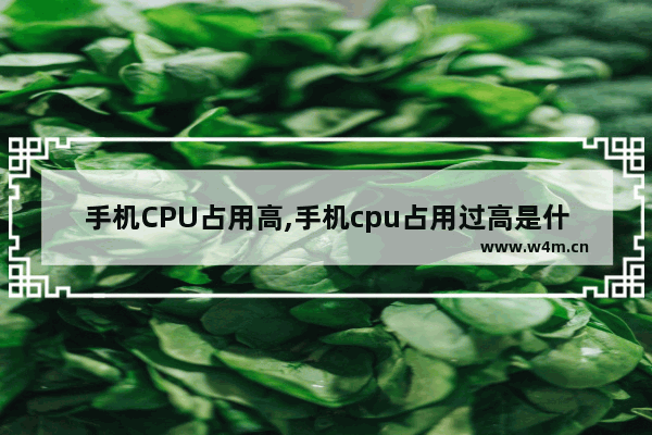 手机CPU占用高,手机cpu占用过高是什么意思