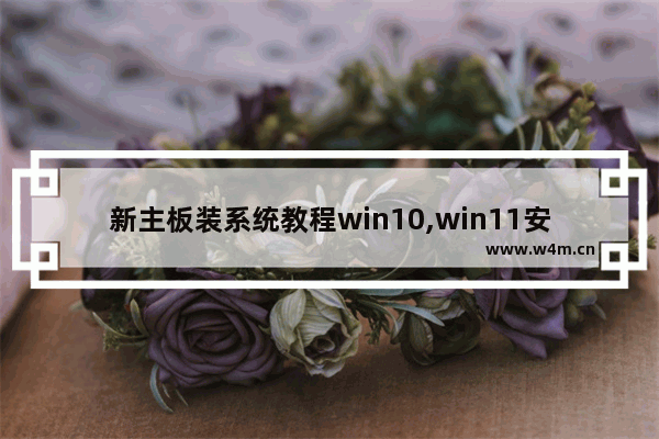 新主板装系统教程win10,win11安装主板设置