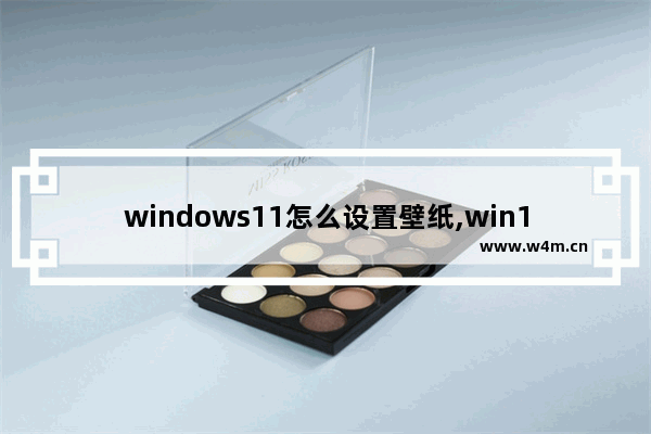 windows11怎么设置壁纸,win11怎么自定义壁纸