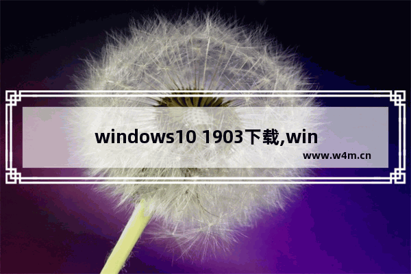 windows10 1903下载,win101909下载哪个版本