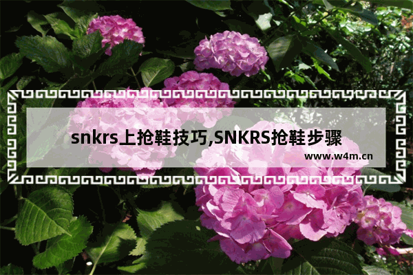 snkrs上抢鞋技巧,SNKRS抢鞋步骤