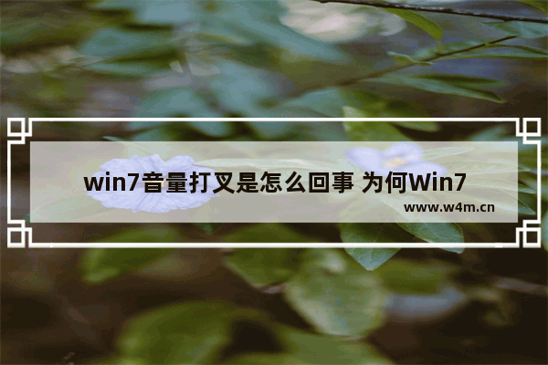 win7音量打叉是怎么回事 为何Win7音量会打叉？