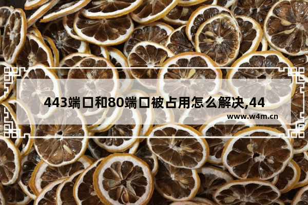 443端口和80端口被占用怎么解决,443端口和80端口被占用,请关闭占用该端口的进程