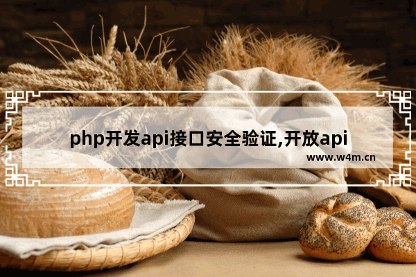 php开发api接口安全验证,开放api接口签名验证