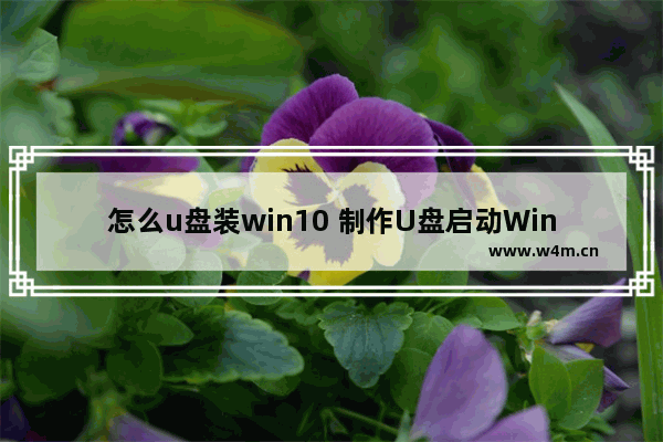 怎么u盘装win10 制作U盘启动Win10