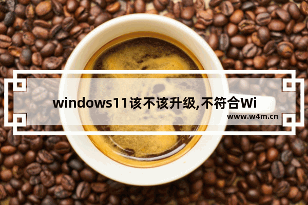 windows11该不该升级,不符合Win11硬件标准-教你如何照样升级Win11