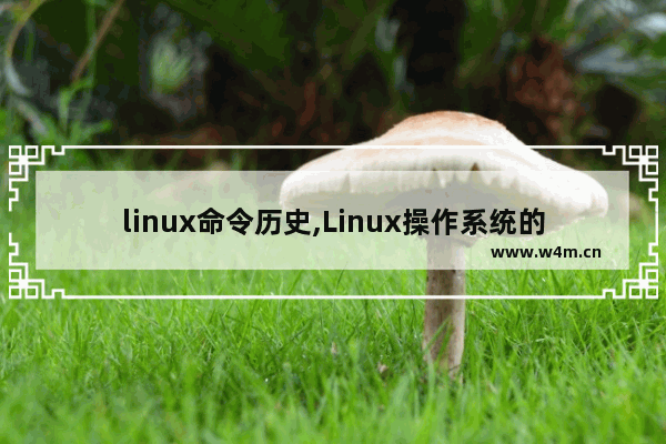 linux命令历史,Linux操作系统的历史