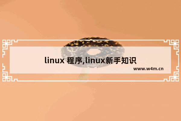 linux 程序,linux新手知识