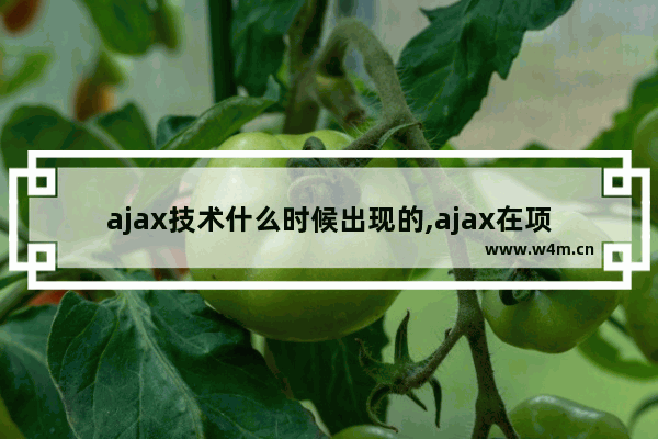 ajax技术什么时候出现的,ajax在项目中的应用_1