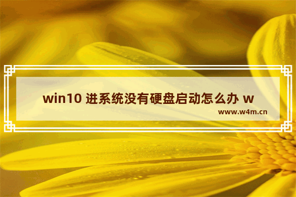 win10 进系统没有硬盘启动怎么办 win10没有硬盘启动，如何进系统