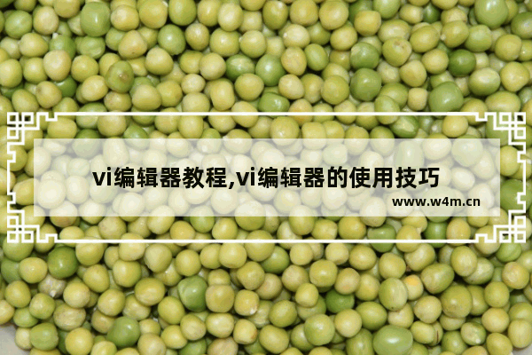 vi编辑器教程,vi编辑器的使用技巧