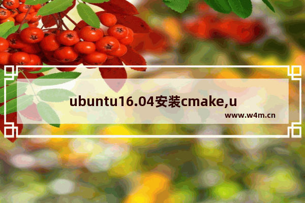 ubuntu16.04安装cmake,ubuntu18.04安装cmake