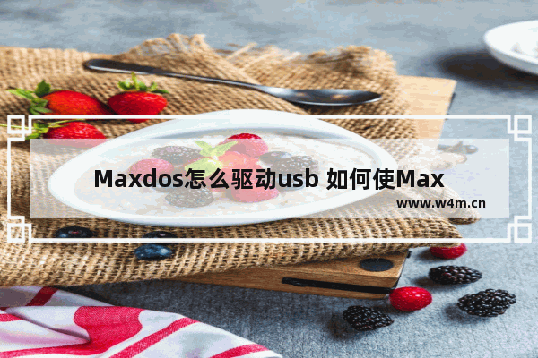 Maxdos怎么驱动usb 如何使Maxdos支持USB