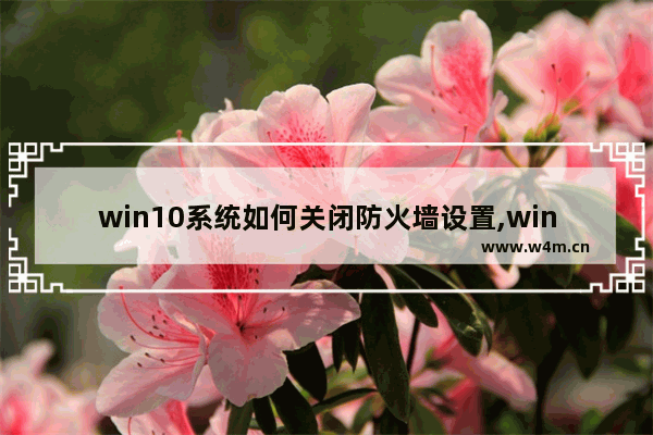 win10系统如何关闭防火墙设置,win10系统如何关闭防火墙通知