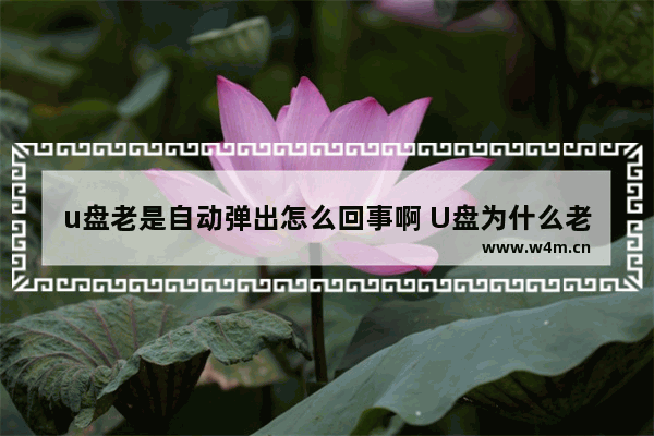 u盘老是自动弹出怎么回事啊 U盘为什么老是自动弹出？