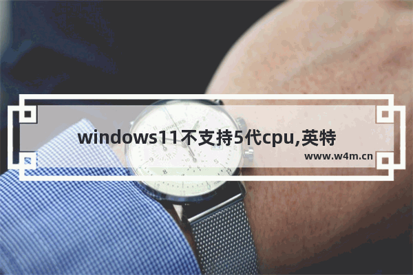 windows11不支持5代cpu,英特尔六代不适用win11